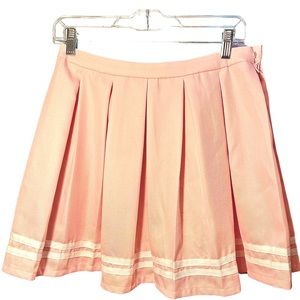 HOT TOPIC pleated baby pink baby girl skater skirt NWT